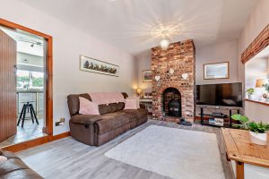 sitting room in a dormer bungalow for sale in Penyffordd
