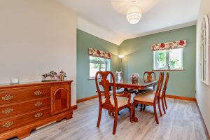 dining room in a dormer bungalow for sale in Penyffordd