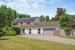 detached modern house in Churton