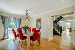 dining room in a detached family house for sale in Churton