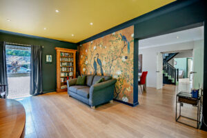 sitting room in a modern family house for sale with Rickitt partnership estate agency