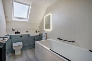 the en suite bathroom in a house for sale in Farndon